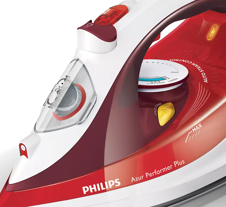 Утюг Philips Azur Performer Plus GC4520/45 красный