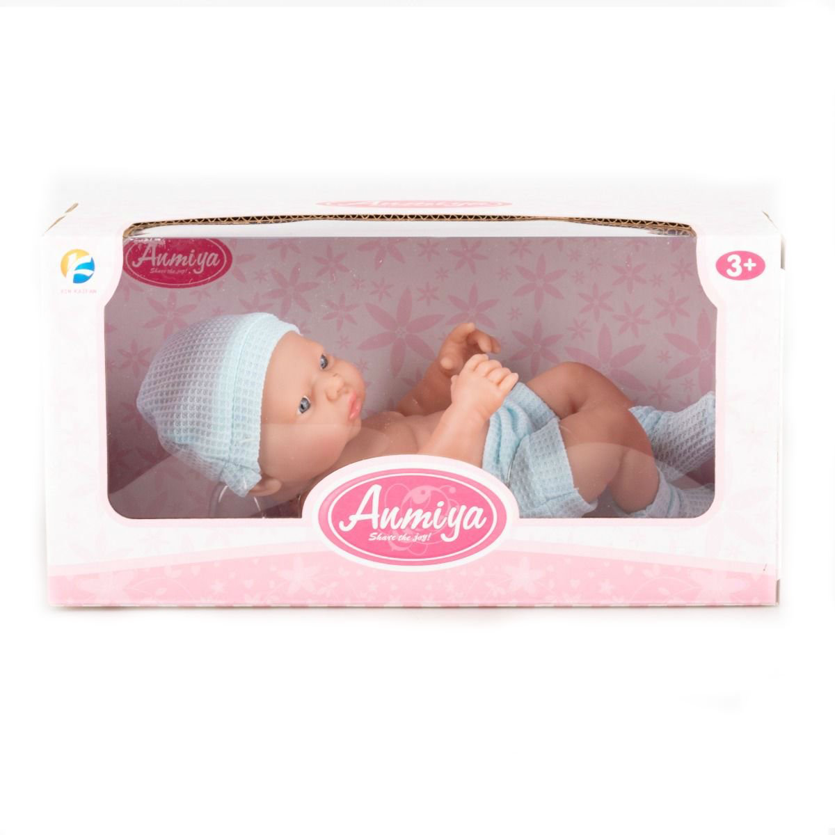 Кукла-пупс Kaifan Toys в голубом костюмчике 26см 66824H2 купить,NaN