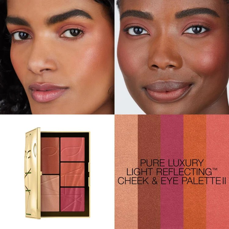NARS Pure Luxury Light Reflecting Cheek &amp; Eye Palette II пудра-бронзер, румяна-хайлайтер, бронзер 2 купить,NaN