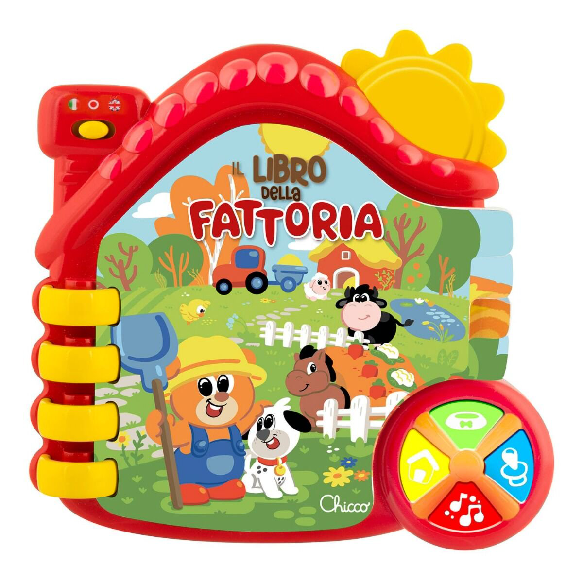 Игрушка-книжка Chicco Ферма ABC рус/англ 6м+