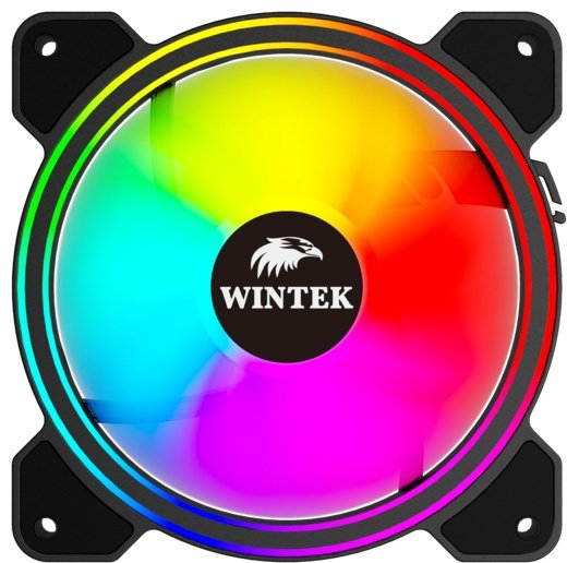 Вентилятор Wintek M9-B-12 PRO ARGB черный