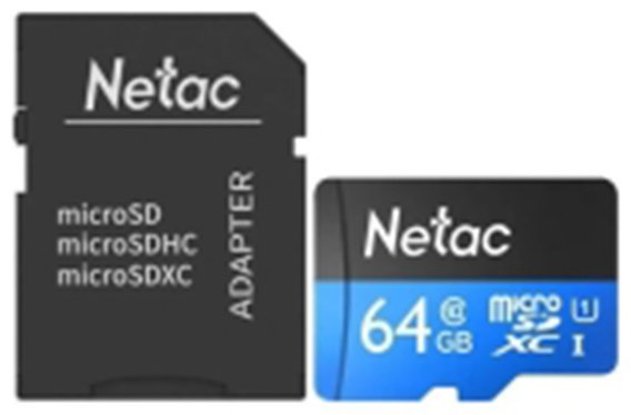 Карта памяти Netac P500 Standard NT02P500STN-064G-R 64 Гб купить,NaN