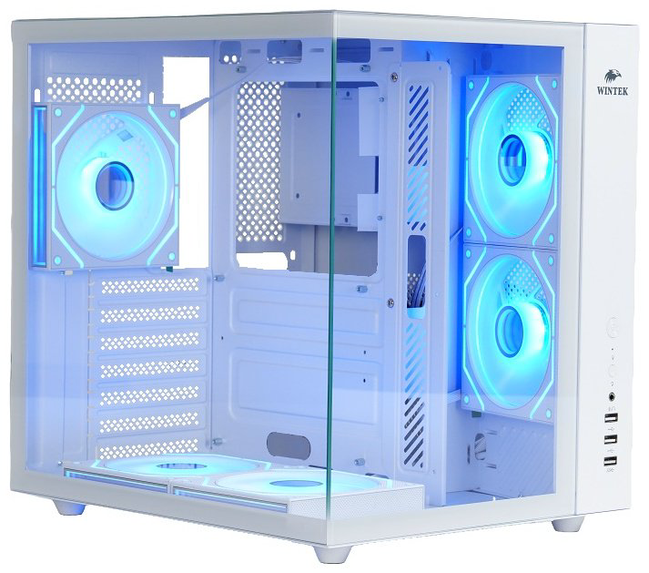 Корпус Wintek Cube Pro V909-W TG белый