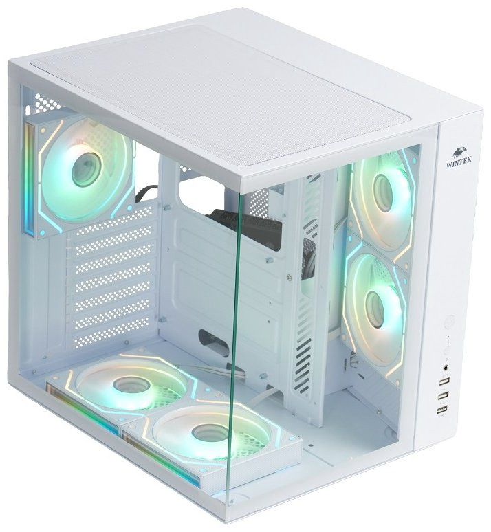Корпус Wintek Cube Pro V909-W TG белый