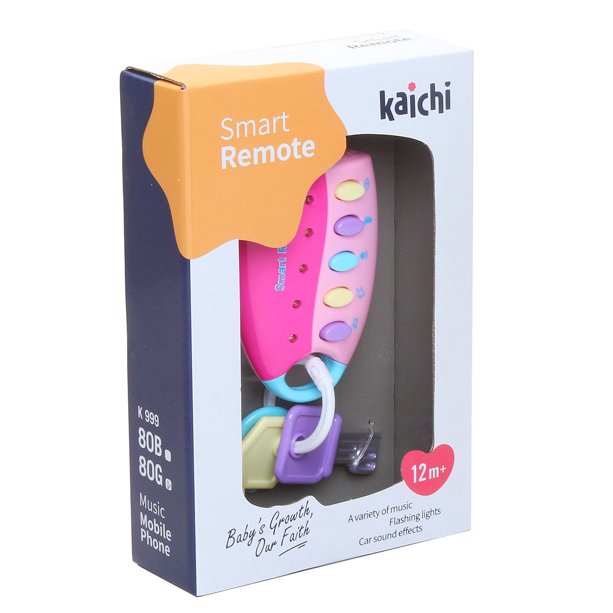 Игрушка развивающая Kaichi Ключи от автомобиля для девочки купить,NaN