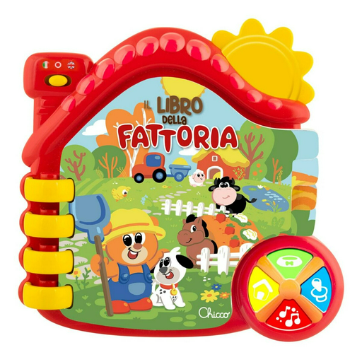 Игрушка-книжка Chicco Ферма ABC рус/англ 6м+