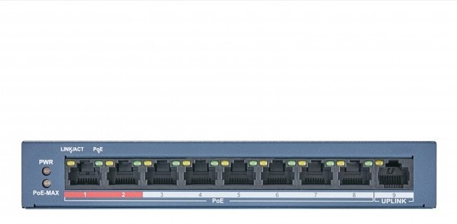 Коммутатор Hikvision DS-3E0109P-E/M(B)