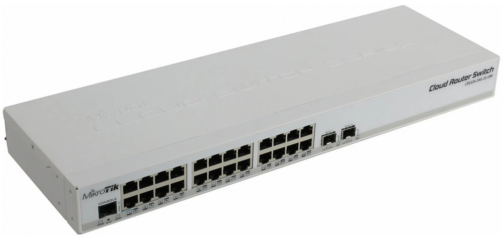 Коммутатор MikroTik CSS326-24G-2S+RM