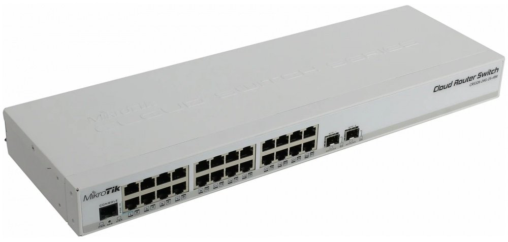Коммутатор MikroTik CSS326-24G-2S+RM