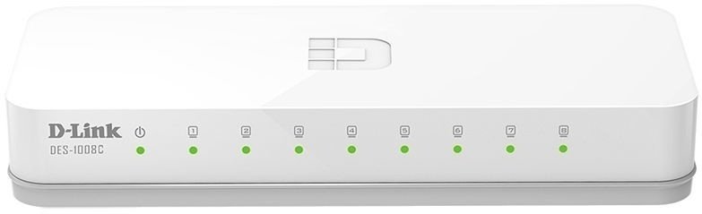 D-Link DES-1008C/B1A белый