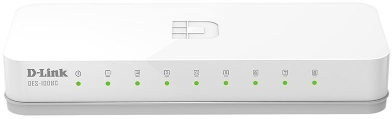 D-Link DES-1008C/B1A белый