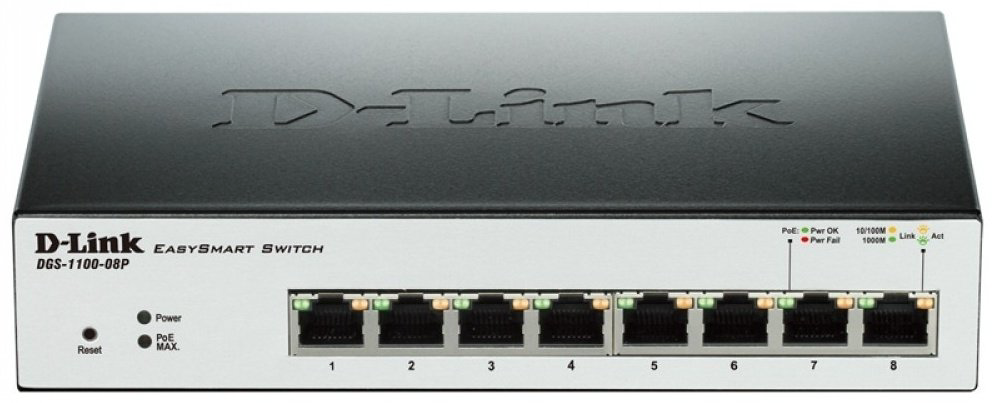 D-Link DGS-1100-08PLV2/A1A белый