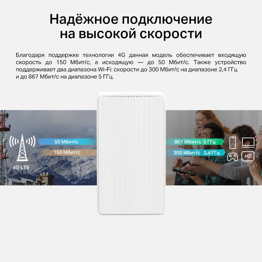 Маршрутизатор Mercusys MB130-4G купить,26990