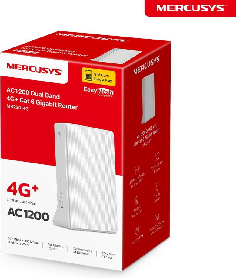 Маршрутизатор Mercusys MB230-4G купить,38990