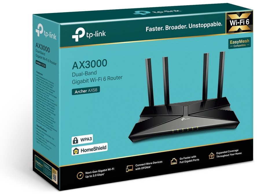 Маршрутизатор TP-LINK AX58 - ForteMarket Маршрутизатор TP-LINK AX58 купить,55360
