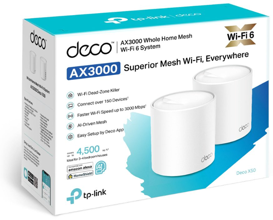 MESH-система TP-LINK Deco X50 2-pack купить,99990