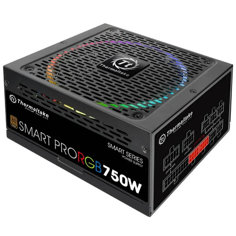Блок питания Thermaltake Smart Pro RGB ATX 750W PS-SPR-0750FPCBEU-R