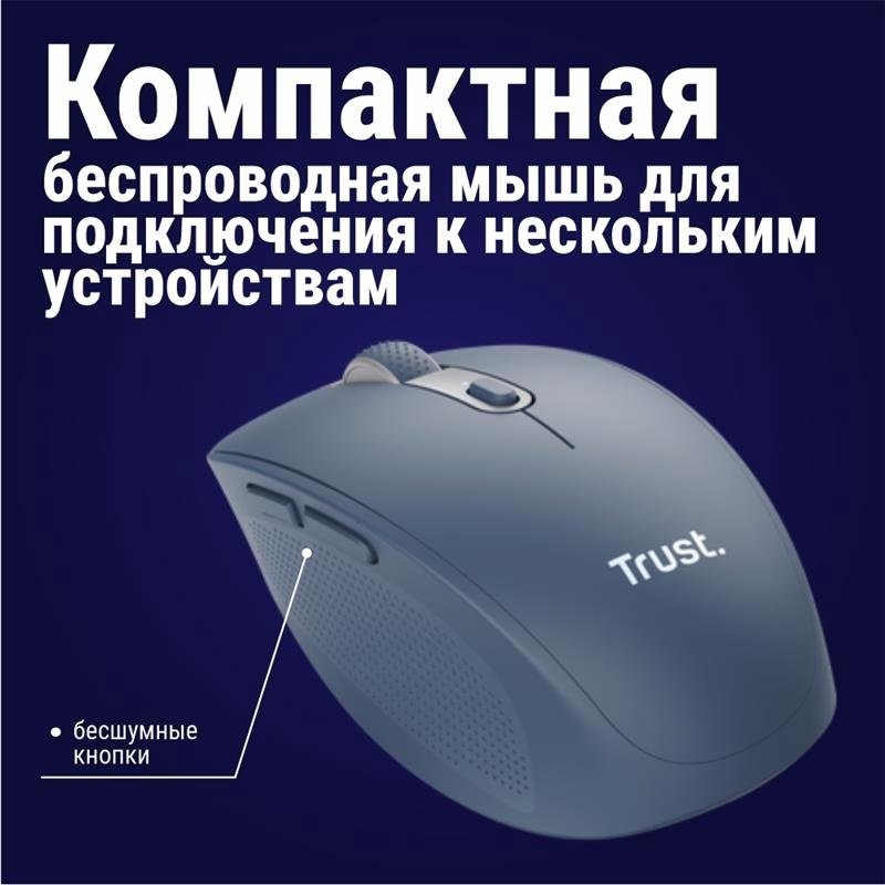 Мышь Trust OZAA 24934 синий