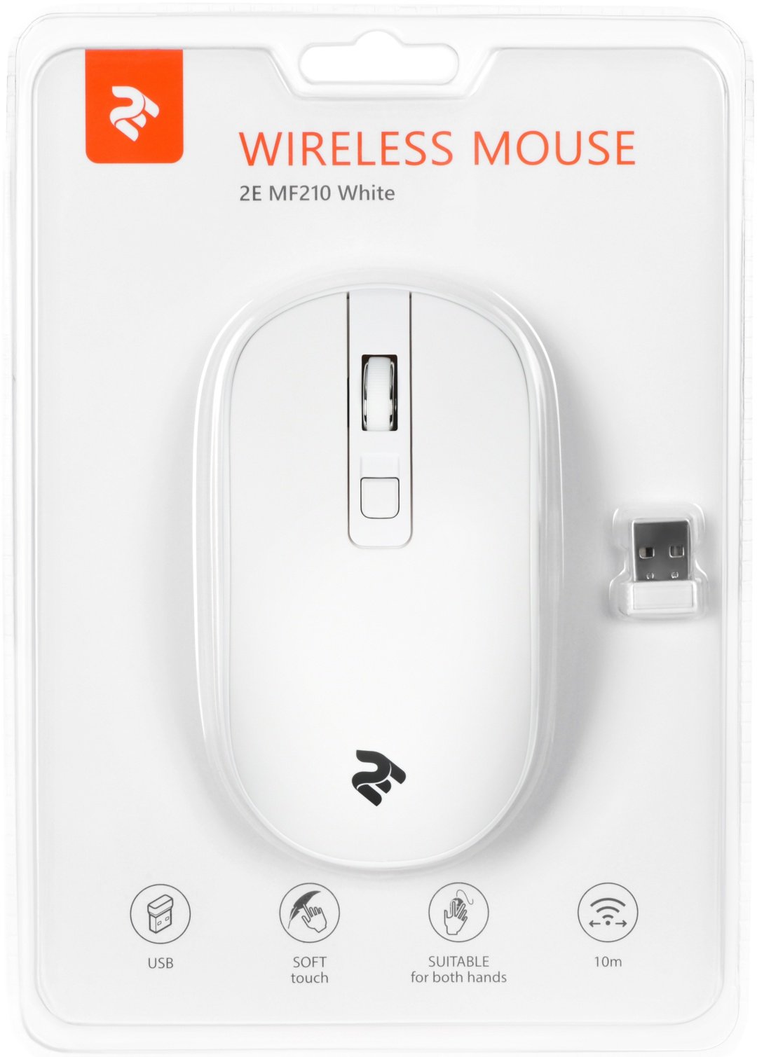 Мышь 2E MF210 WL 2E-MF210WW белый