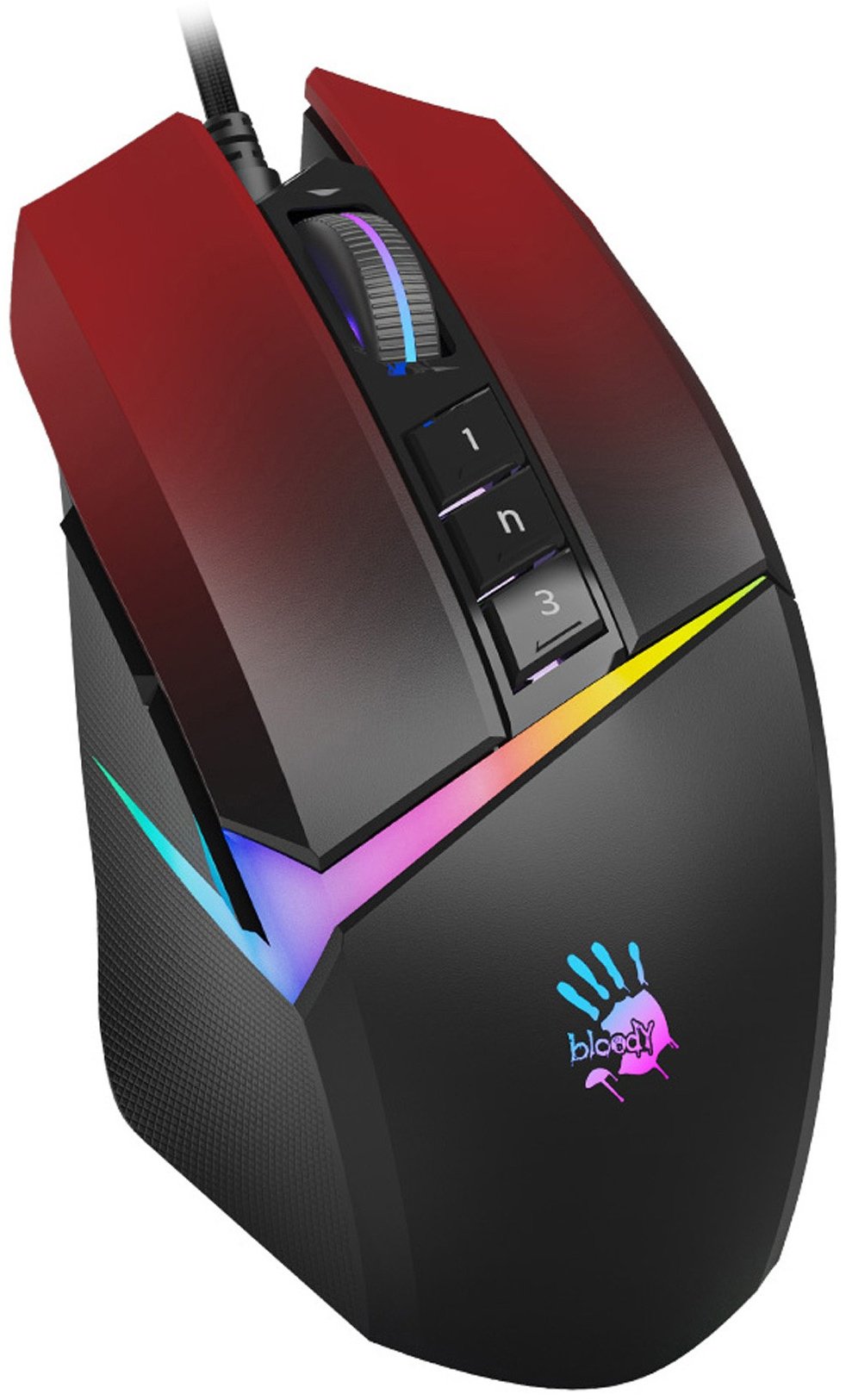 Мышь A4Tech Bloody W60 Max красный