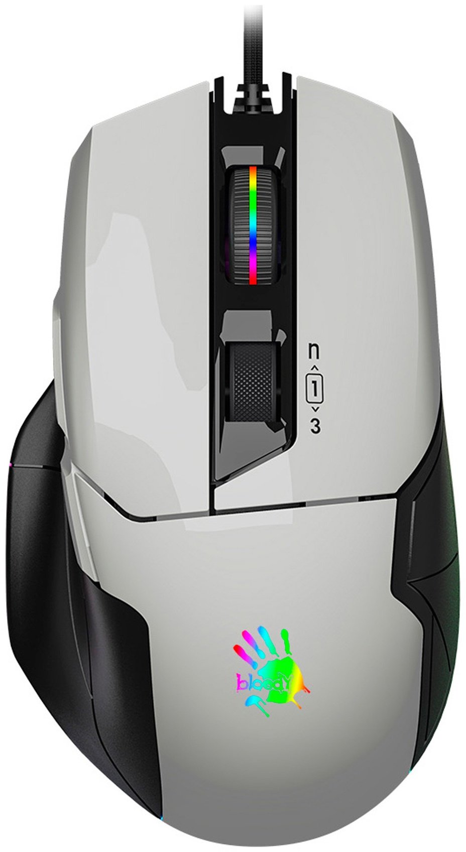 Мышь A4Tech Bloody W70 Max белый
