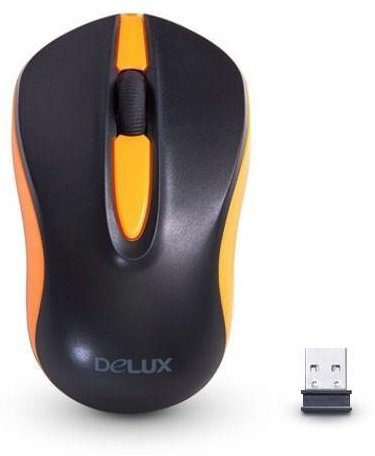 Мышь Delux DLM-137OGB желтый