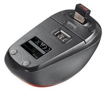 Мышь Trust Yvi Wireless Mouse красный