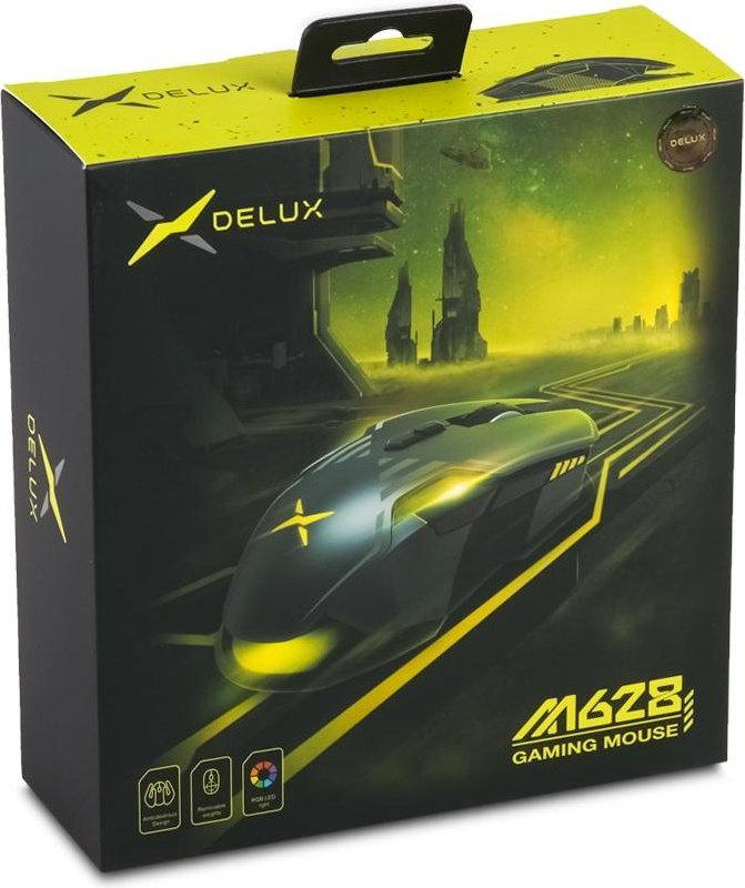 Мышь Delux DLM-628OUB черный купить,NaN