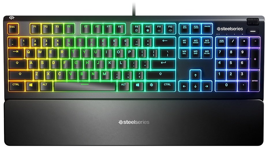 Клавиатура SteelSeries Apex 3 RU черный