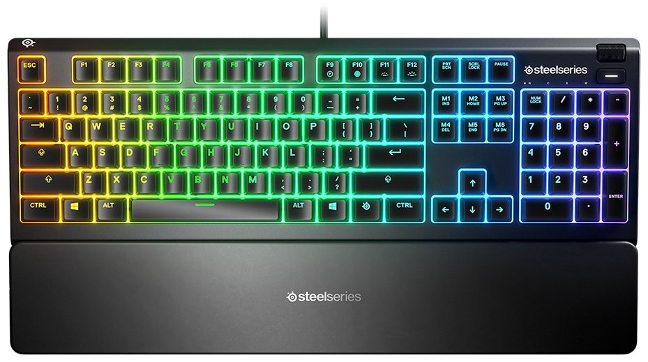 Клавиатура SteelSeries Apex 3 RU черный купить,46450