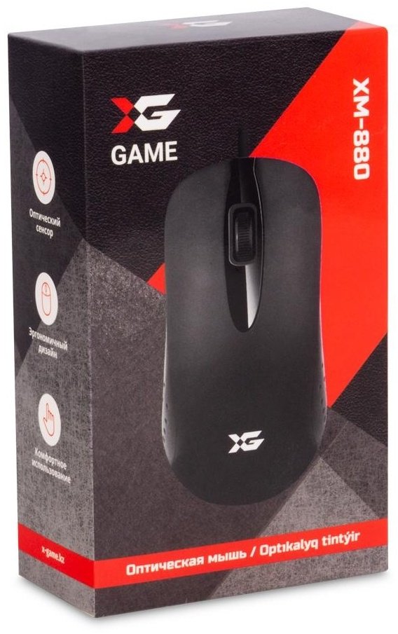 Мышь X-Game XM-880OUB черный