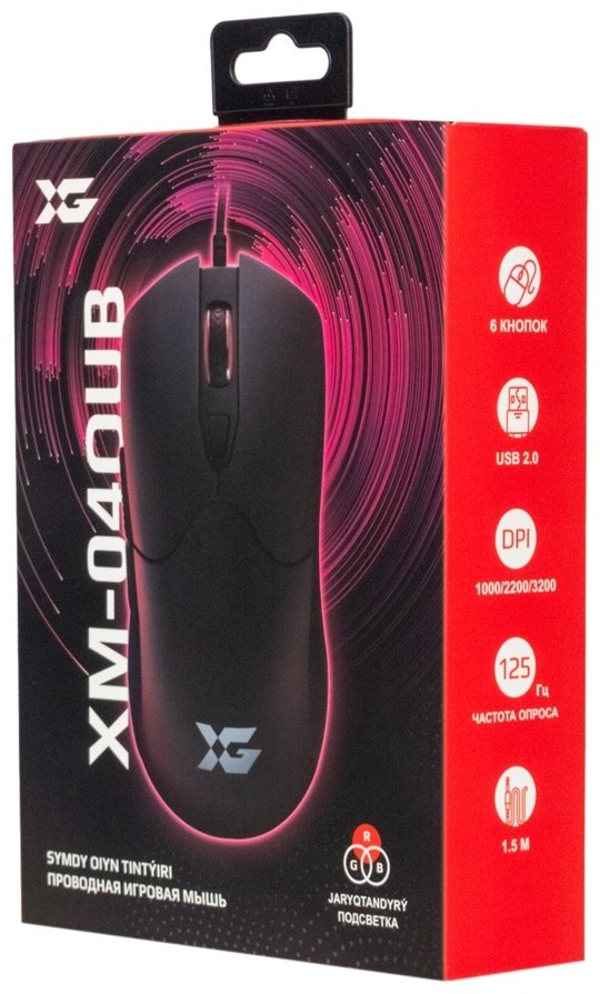 Мышь X-Game XM-04OUB черный