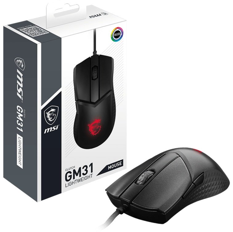 Мышь MSI Clutch GM31 LIGHTWEIGHT черный