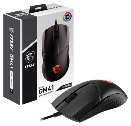 Мышь MSI Clutch GM41 Lightweight V2 черный купить,NaN