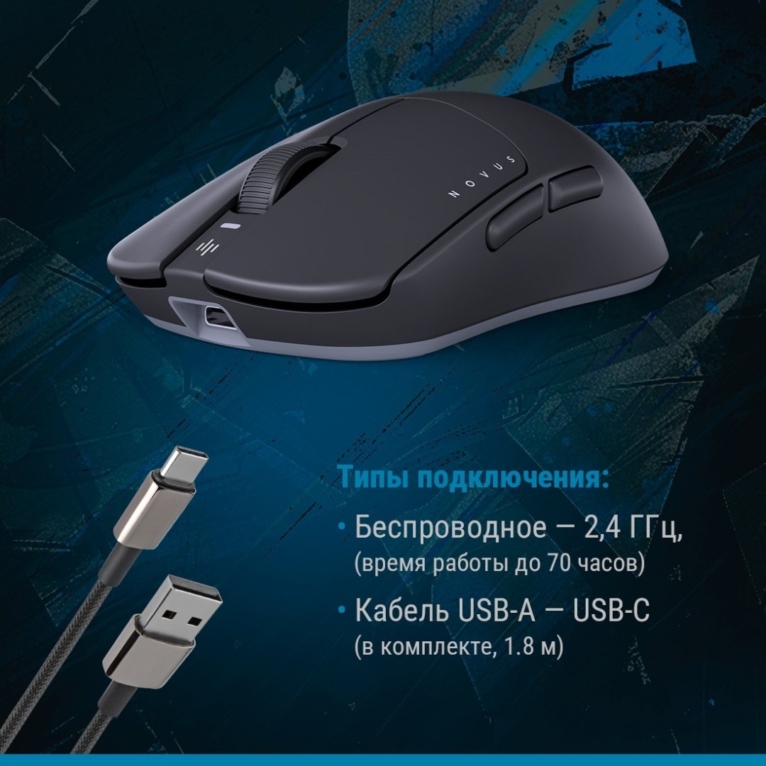 Мышь DARK PROJECT DPP_Novus_BG черный - ForteMarket Мышь DARK PROJECT DPP_Novus_BG черный купить,40753