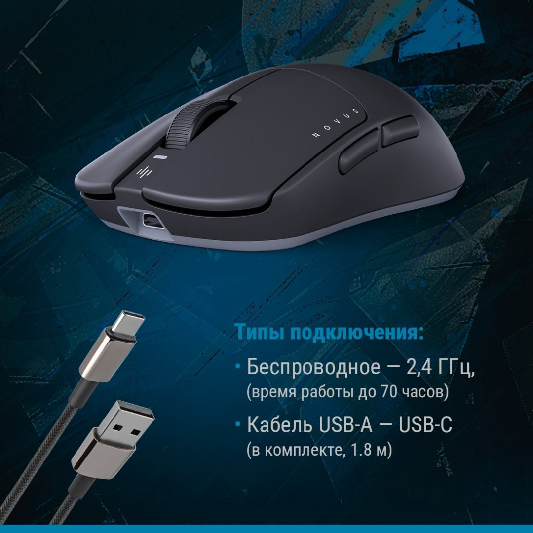 Мышь DARK PROJECT DPP_Novus_BG черный - ForteMarket Мышь DARK PROJECT DPP_Novus_BG черный купить,40753