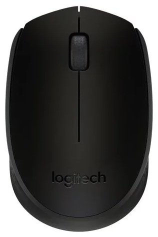 Мышь Logitech B170 Wireless Optical черный