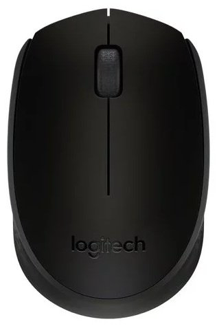 Мышь Logitech B170 Wireless Optical черный