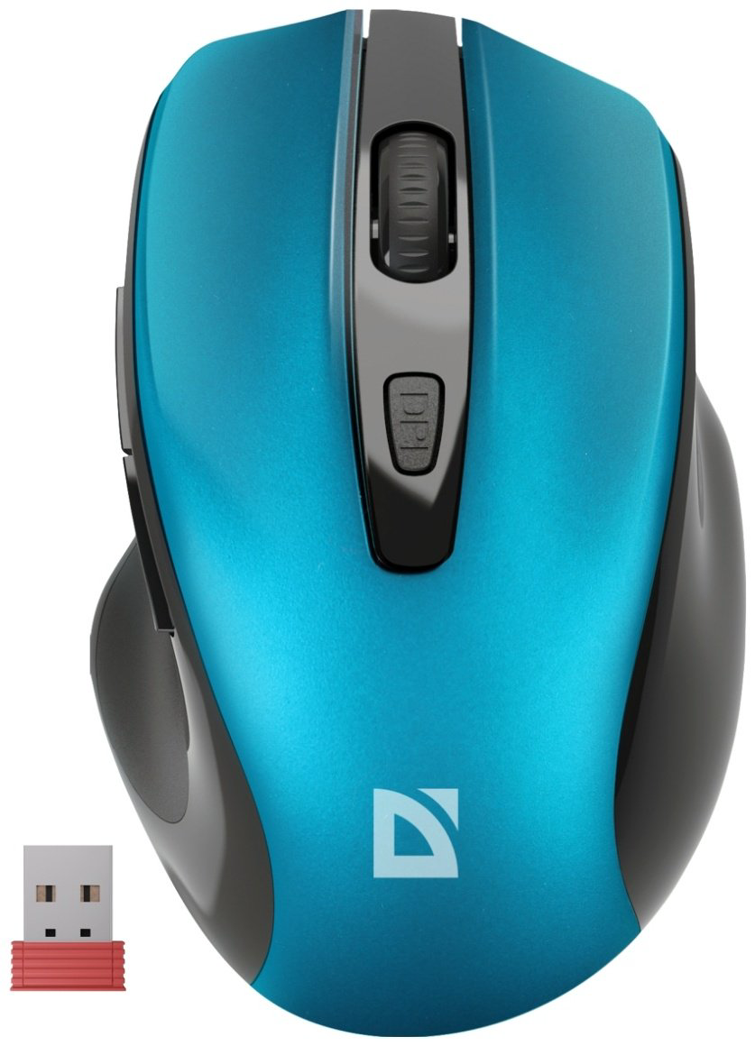 Мышь Defender Prime MB-053 52054 голубой