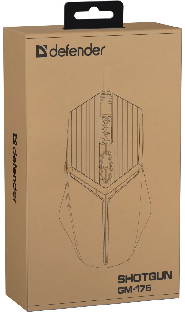 Мышь Defender Shotgun GM-176 серый