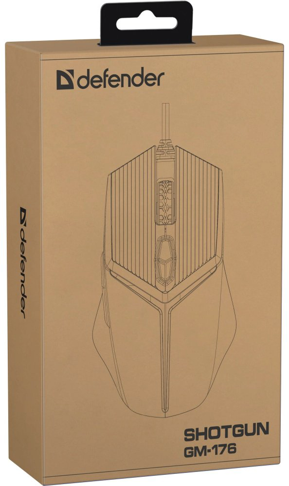 Мышь Defender Shotgun GM-176 серый купить,3990