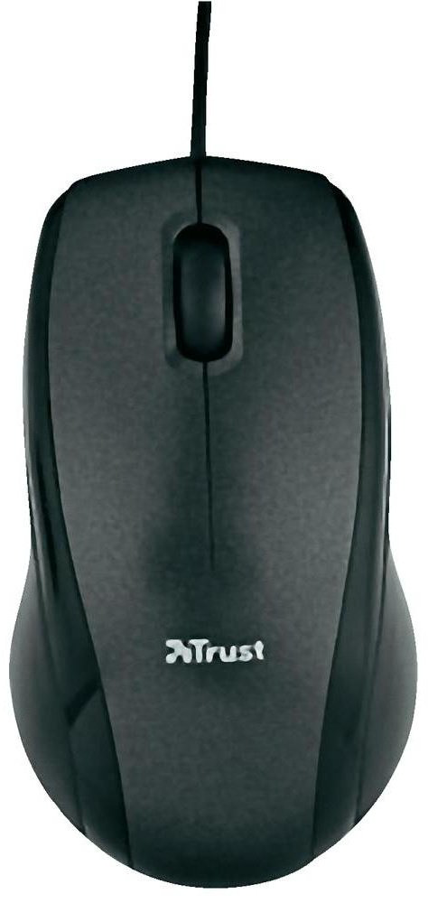 Мышь Trust Carve Optical Mouse черный