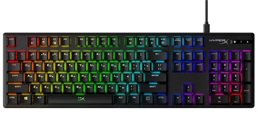 Клавиатура HyperX Alloy Origins HX-KB6RDX-RU черный
