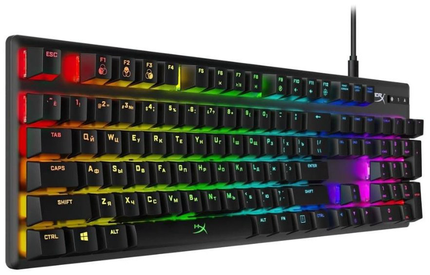 Клавиатура HyperX Alloy Origins HX-KB6RDX-RU черный купить,NaN
