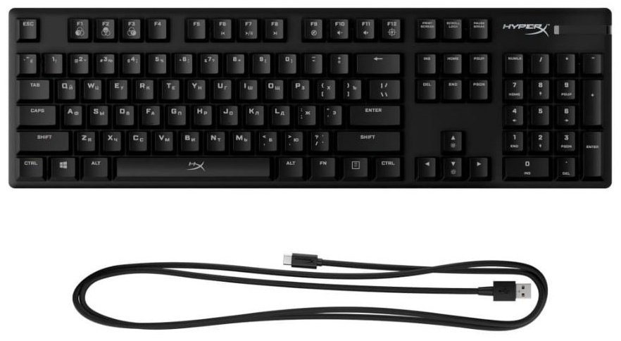 Клавиатура HyperX Alloy Origins HX-KB6RDX-RU черный