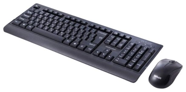 Клавиатура Delux DLD-6075 черный