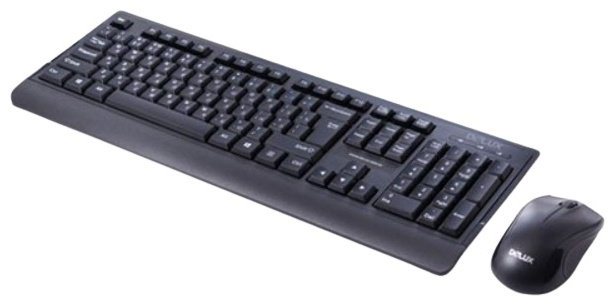 Клавиатура Delux DLD-6075 черный
