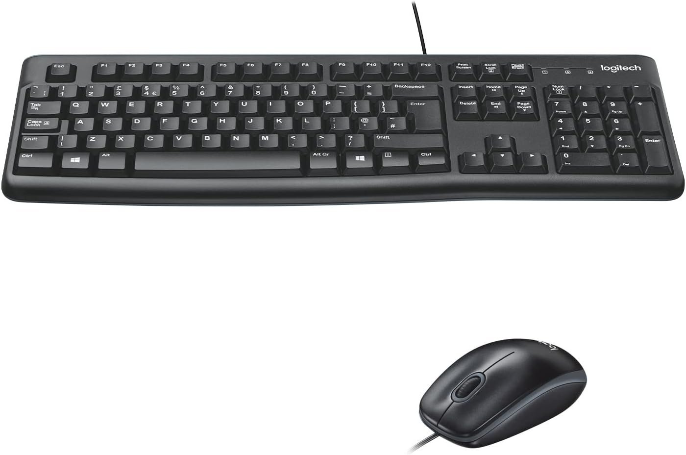 Клавиатура Logitech MK120 черный