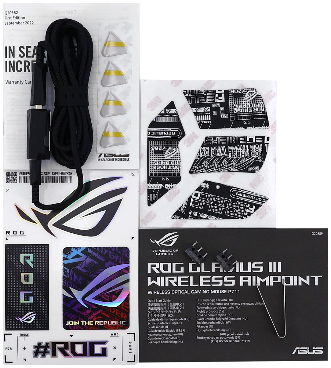 Мышь ASUS P711 ROG GIII WL AIMPOINT черный