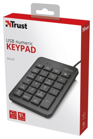 Клавиатура Trust Xalas черный